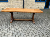 Antique English Oak Farmhouse Table