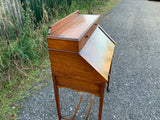 English Satinwood Veneer Ladies Bureau