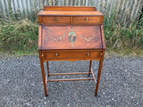 English Satinwood Veneer Ladies Bureau