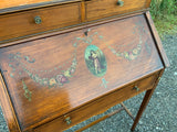 English Satinwood Veneer Ladies Bureau