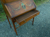 English Satinwood Veneer Ladies Bureau