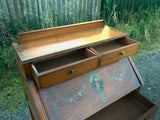English Satinwood Veneer Ladies Bureau