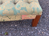 English Mid-Century Large Upholstered Ottoman