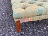 English Mid-Century Large Upholstered Ottoman