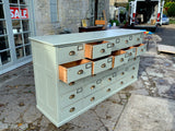 English 1920’s Pine Bank of Drawers