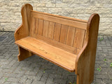 Antique English Pine Bench