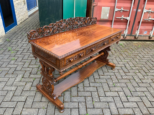 Antique Anglo Indian Rosewood Console Table