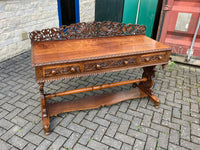 Antique Anglo Indian Rosewood Console Table