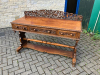 Antique Rosewood Anglo Indian Serving Table