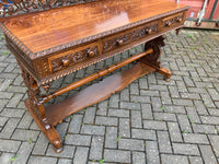 Antique Anglo Indian Rosewood Console Table