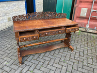 Antique Anglo Indian Rosewood Console Table