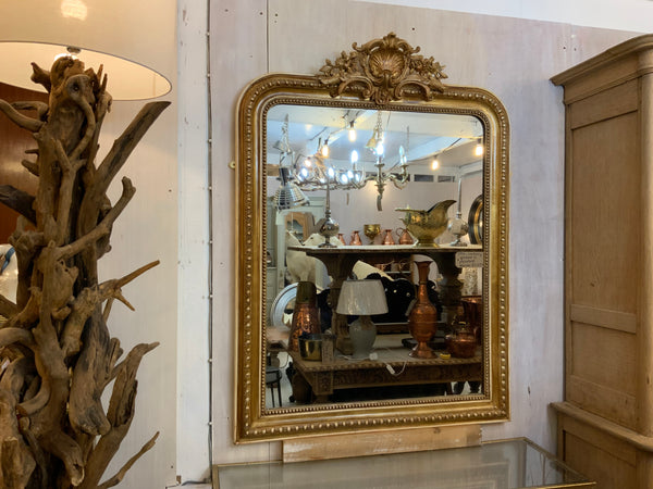 Antique French Gilded Mirror