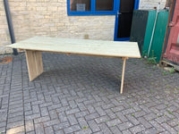 Vintage Oak Bleached Dining Table