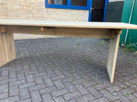 Vintage Oak Bleached Dining Table