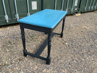 Antique English Oak Painted Side Table