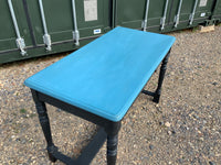 Antique English Oak Painted Side Table