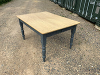 Antique English Pine Kitchen Table