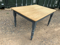 Antique English Pine Kitchen Table