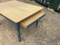 Antique English Pine Kitchen Table