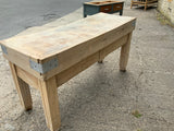 Antique French Large Butcher's Block