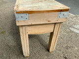 Antique French Large Butcher's Block