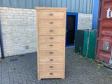 Antique English Oak Tall Chest