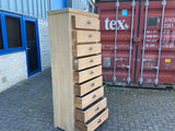 Antique English Oak Tall Chest