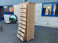 Antique English Oak Tall Chest