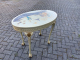 Antique English Chinoiserie Lamp Table