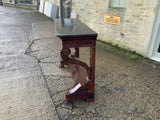 Antique French Mahogany Empire Console Table