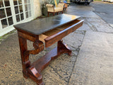 Antique French Mahogany Empire Console Table