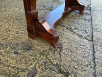 Antique French Mahogany Empire Console Table