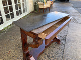 Antique French Mahogany Empire Console Table