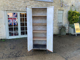 Antique English Metal Cabinet