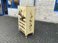 Antique English Small Chinoiserie Cupboard