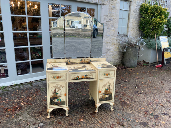 Antique English Chinoiserie Dressing Table