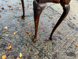 Antique English Mahogany Marquetry Card Table