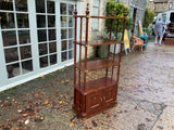 A Pair of  Oriental Rosewood Open Shelving