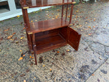 A Pair of  Oriental Rosewood Open Shelving