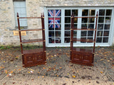 A Pair of  Oriental Rosewood Open Shelving