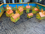 Vintage Wooden Mini Mouse Town