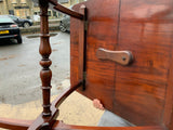 Antique English Mahogany Folding Campaign Table