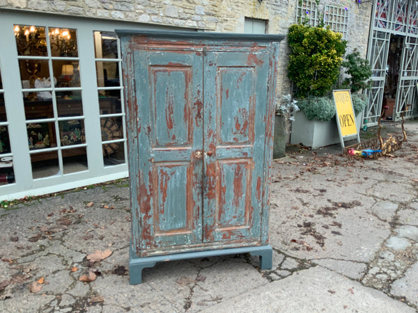 Antique English Early Nineteenth Century Housekeeper Cupboard