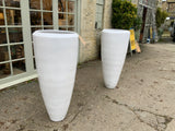 Mid Century Pair of Large Dutch Glazed Planters