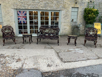 Antique Chinese Inlaid Hungmo Rosewood Suite