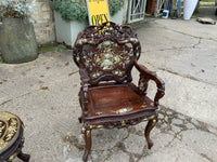 Antique Chinese Inlaid Hungmo Rosewood Suite