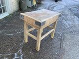 Antique English Butchers Block