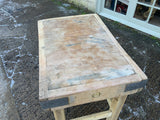 Antique English Butchers Block