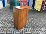 Antique English Deco Walnut Cocktail Bar