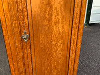 Antique English Satinwood Three Door Wardrobe